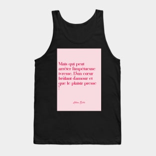 Quotes about love - Antoine Bertin Tank Top